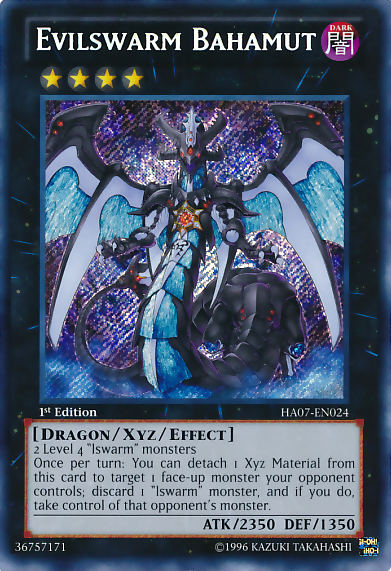 Evilswarm Bahamut [HA07-EN024] Secret Rare Yu-Gi-Oh!