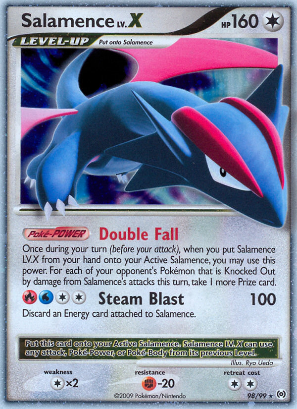 Salamence LV.X (98/99) [Platinum: Arceus] Pokémon