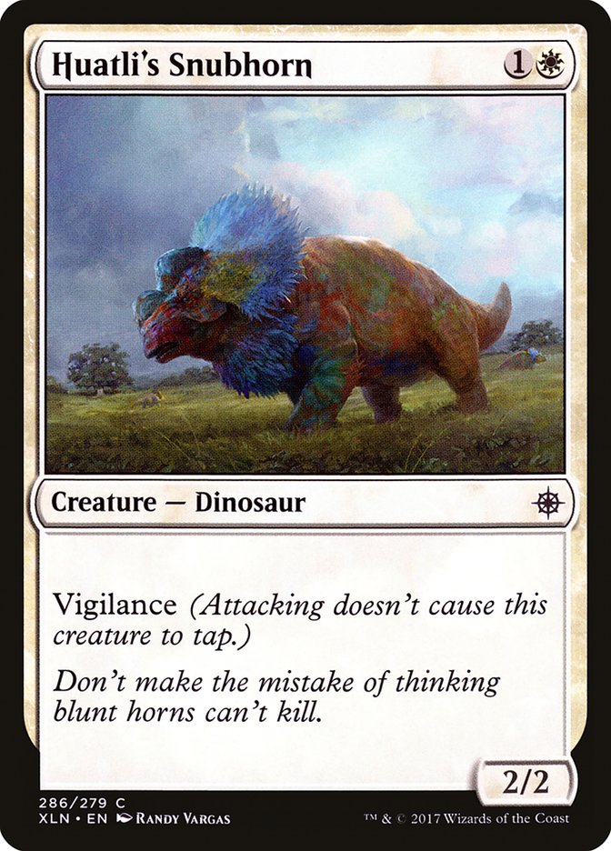 Huatli's Snubhorn [Ixalan] Magic: The Gathering