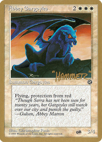 Abbey Gargoyles (Shawn "Hammer" Regnier) (SB) [Pro Tour Collector Set] Magic: The Gathering