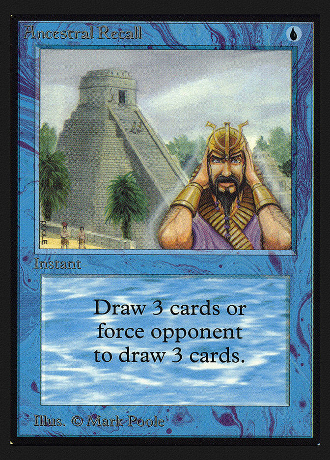 Ancestral Recall [International Collectors' Edition] Magic: The Gathering