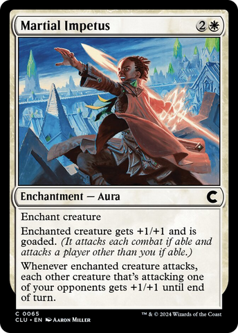 Martial Impetus [Ravnica: Clue Edition] Magic: The Gathering