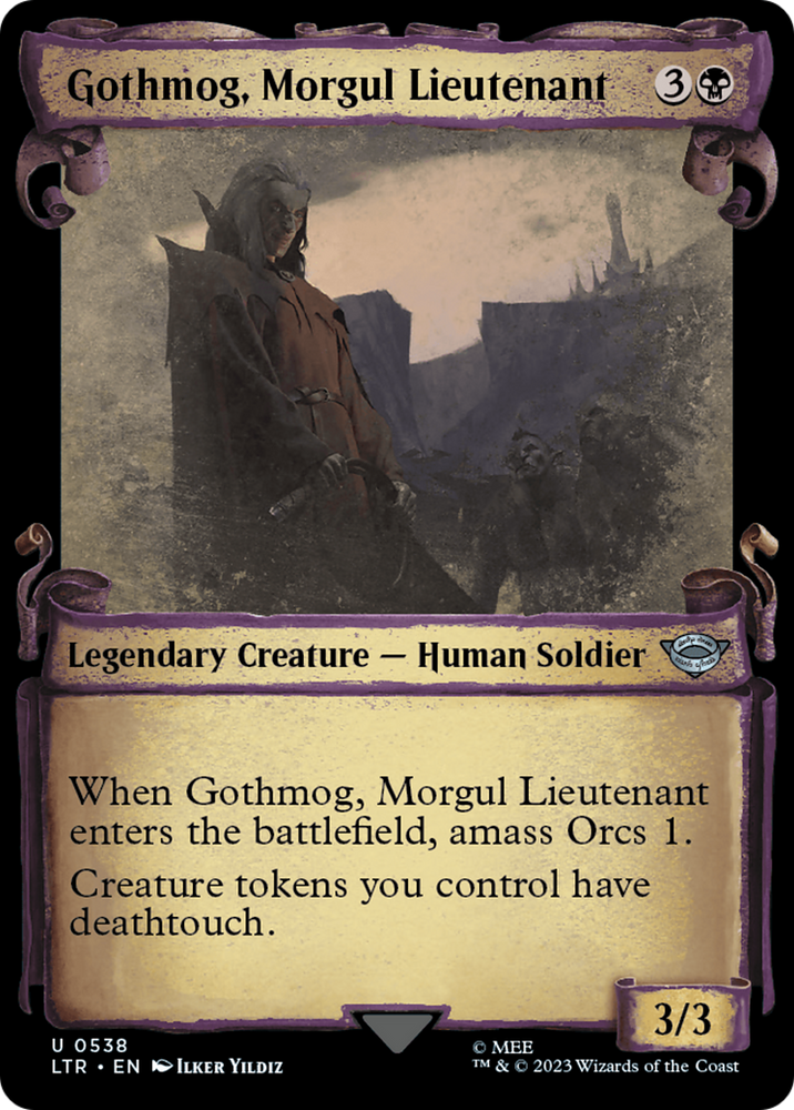 Gothmog, Morgul Lieutenant [The Lord of the Rings: Tales of Middle-Earth Showcase Scrolls] Magic: The Gathering