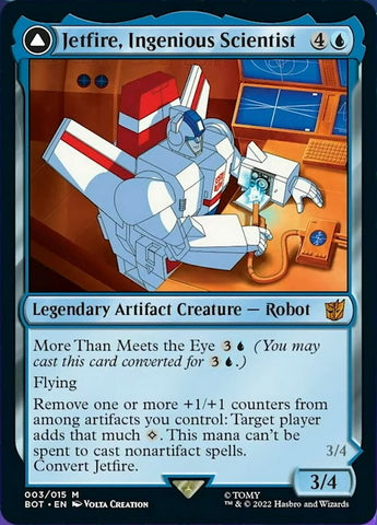 Jetfire, Ingenious Scientist // Jetfire, Air Guardian [Transformers] Magic: The Gathering