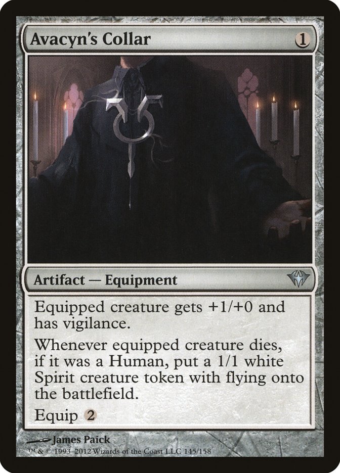 Avacyn's Collar [Dark Ascension] Magic: The Gathering