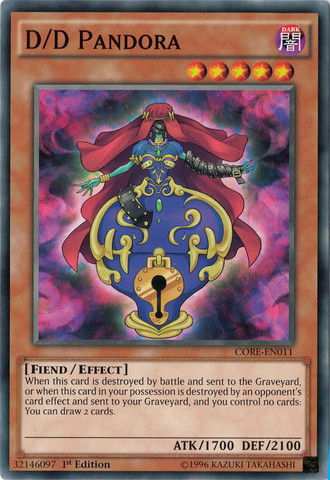 D/D Pandora [CORE-EN011] Common Yu-Gi-Oh!