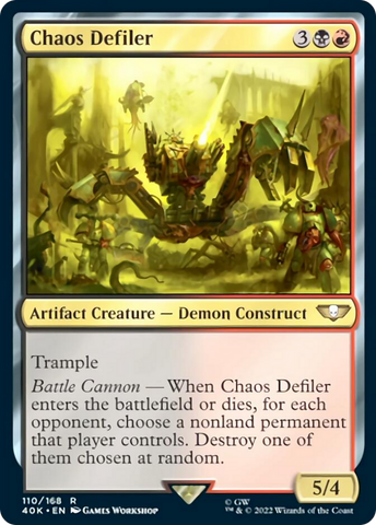 Chaos Defiler [Warhammer 40,000] Magic: The Gathering