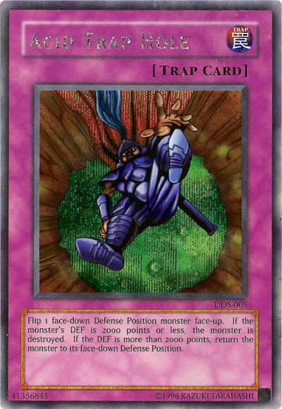 Acid Trap Hole (Dark Duel Stories) [DDS-005] Secret Rare Yu-Gi-Oh!
