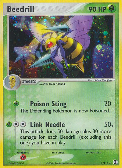 Beedrill (1/112) [EX: FireRed & LeafGreen] Pokémon