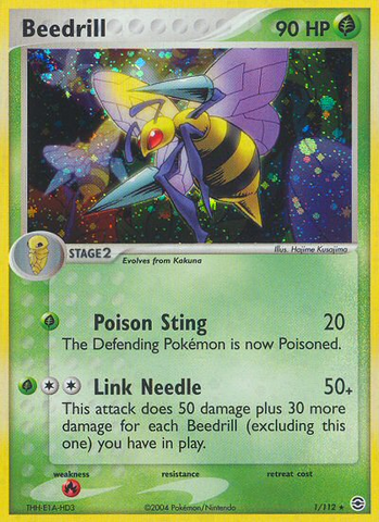Beedrill (1/112) [EX: FireRed & LeafGreen] Pokémon
