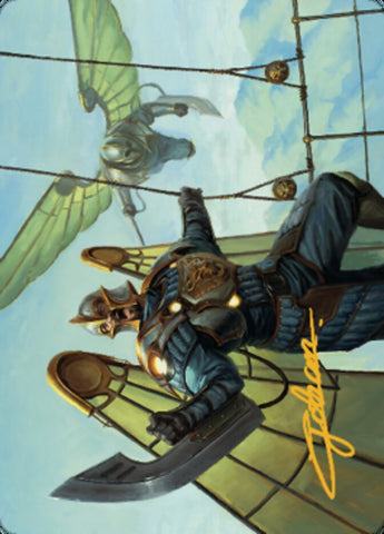 Air Marshal Art Card (Gold-Stamped Signature) [The Brothers' War Art Series] Magic: The Gathering