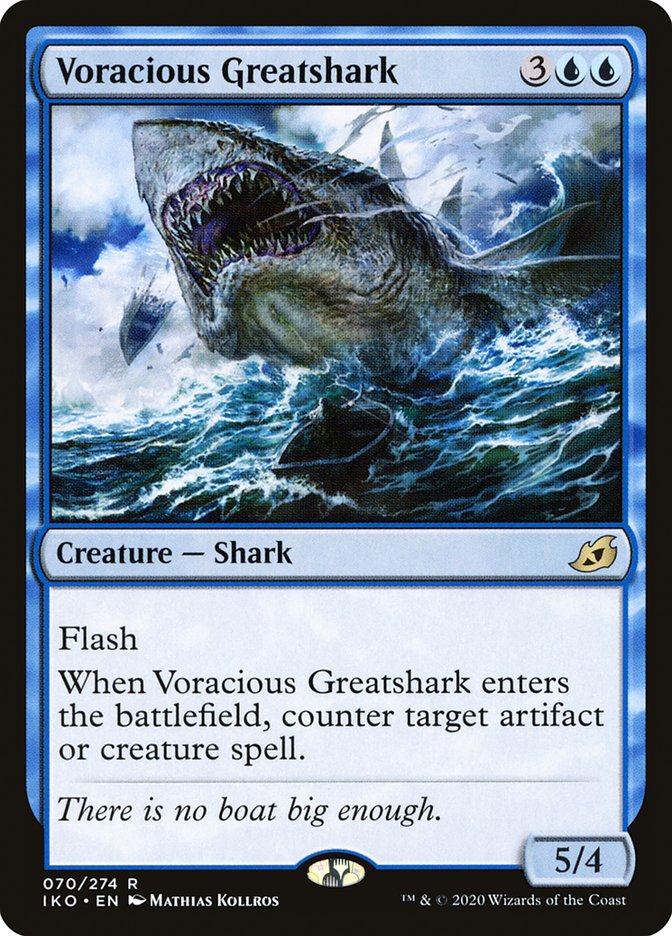 Voracious Greatshark [Ikoria: Lair of Behemoths] Magic: The Gathering