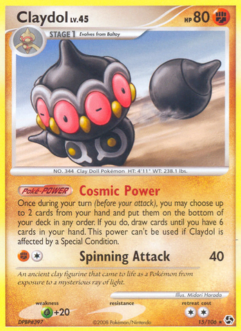 Claydol (15/106) [Diamond & Pearl: Great Encounters] Pokémon
