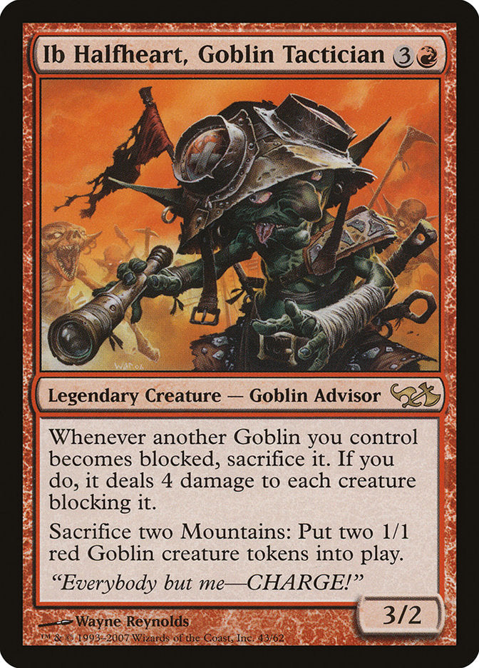 Ib Halfheart, Goblin Tactician [Duel Decks: Elves vs. Goblins] Magic: The Gathering