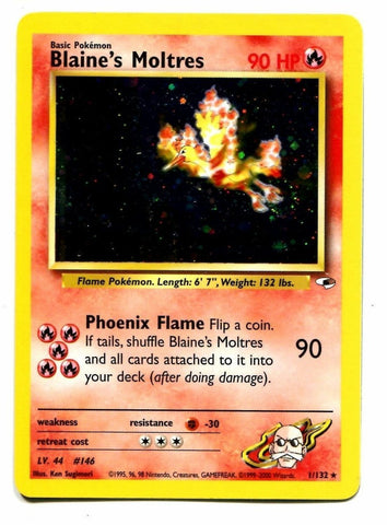 Blaine's Moltres (1/132) [Gym Heroes Unlimited] Pokémon