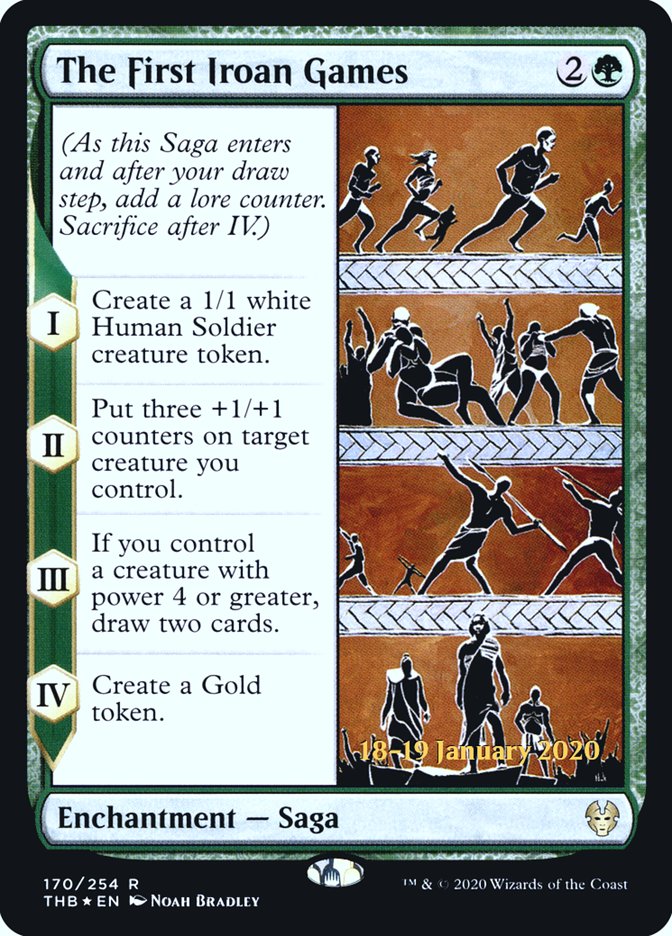 The First Iroan Games [Theros Beyond Death Prerelease Promos] Magic: The Gathering