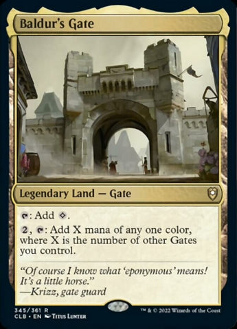 Baldur's Gate [Commander Legends: Battle for Baldur's Gate] Magic: The Gathering