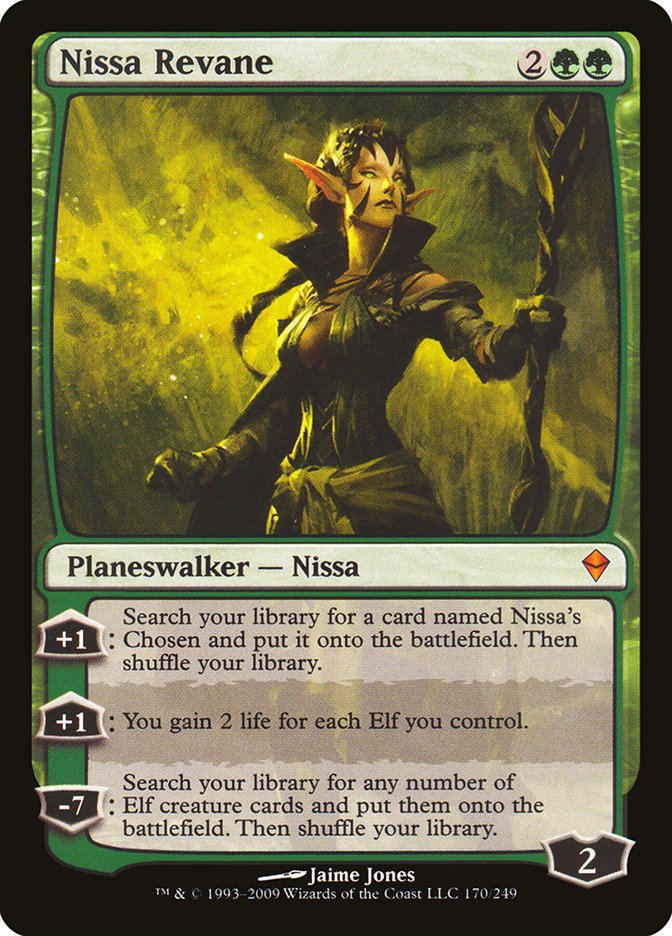 Nissa Revane [Zendikar] Magic: The Gathering