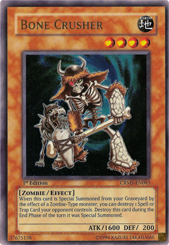 Bone Crusher [CRMS-EN083] Ultra Rare Yu-Gi-Oh!