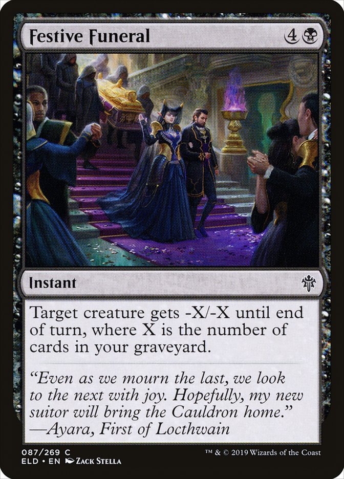 Festive Funeral [Throne of Eldraine] Magic: The Gathering