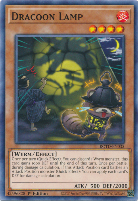 Dracoon Lamp [ROTD-EN035] Common Yu-Gi-Oh!
