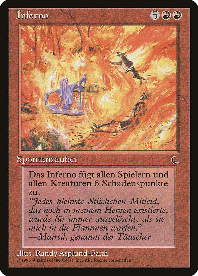 Inferno (German) [Renaissance] Magic: The Gathering