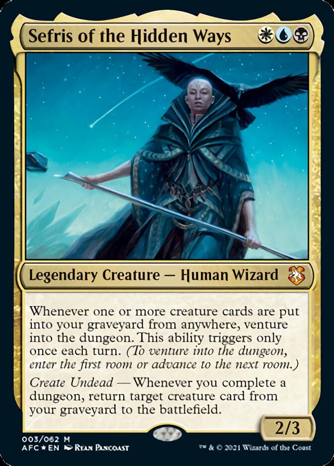 Sefris of the Hidden Ways [Dungeons & Dragons: Adventures in the Forgotten Realms Commander] Magic: The Gathering