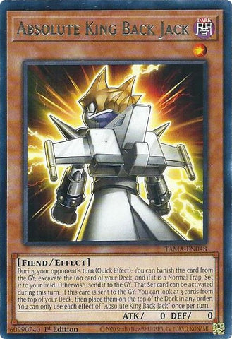 Absolute King Back Jack [TAMA-EN048] Rare Yu-Gi-Oh!