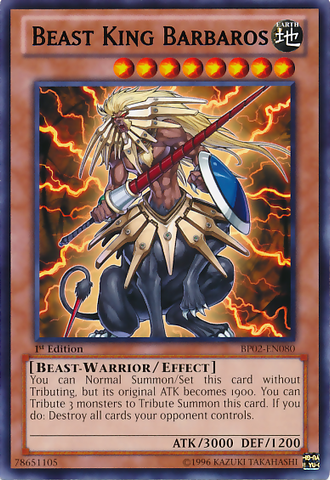 Beast King Barbaros [BP02-EN080] Mosaic Rare Yu-Gi-Oh!