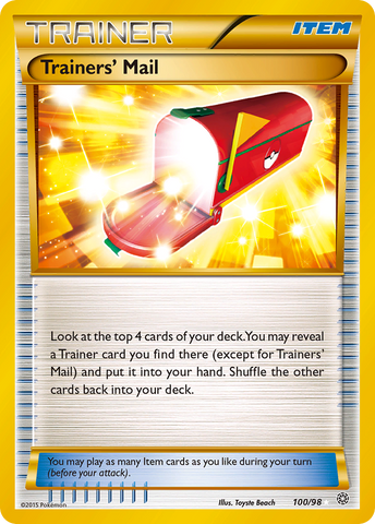 Trainers' Mail (100/98) [XY: Ancient Origins] Pokémon