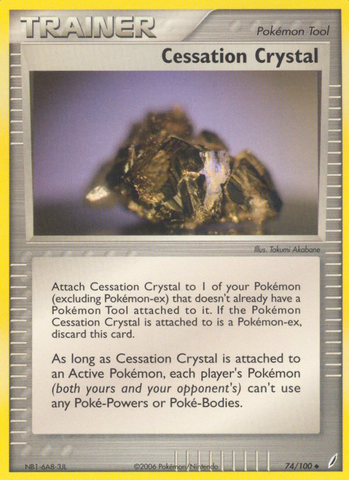 Cessation Crystal (74/100) [EX: Crystal Guardians] Pokémon