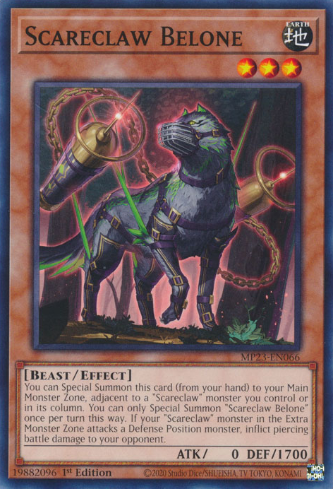 Scareclaw Belone [MP23-EN066] Common Yu-Gi-Oh!