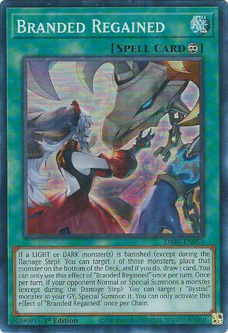 Branded Regained [DABL-EN053] Super Rare Yu-Gi-Oh!