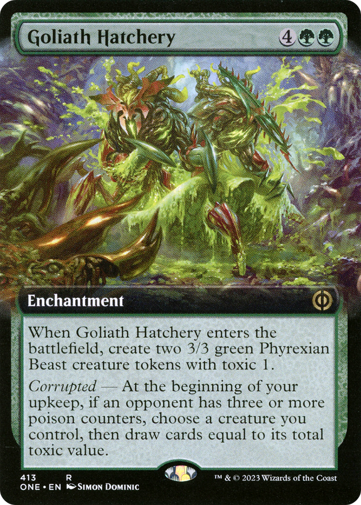 Goliath Hatchery (Extended Art) [Phyrexia: All Will Be One] Magic: The Gathering