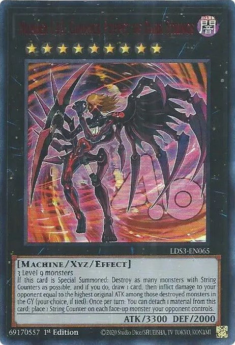 Number C40: Gimmick Puppet of Dark Strings (Red) [LDS3-EN065] Ultra Rare Yu-Gi-Oh!