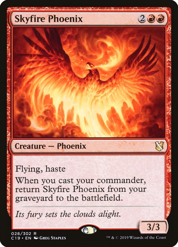 Skyfire Phoenix [Commander 2019] Magic: The Gathering