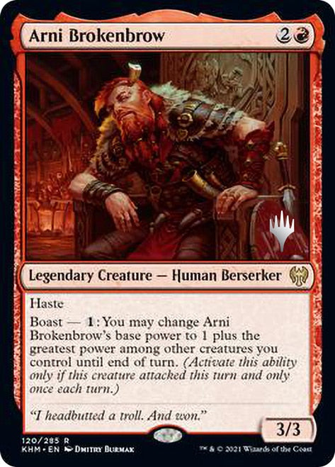 Arni Brokenbrow (Promo Pack) [Kaldheim Promos] Magic: The Gathering