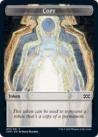 Copy // Human Soldier Double-Sided Token [Double Masters Tokens] Magic: The Gathering