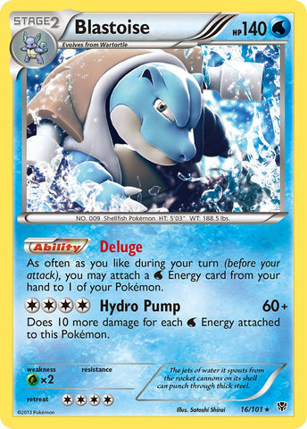 Blastoise (16/101) (Theme Deck Exclusive) [Black & White: Plasma Blast] Pokémon