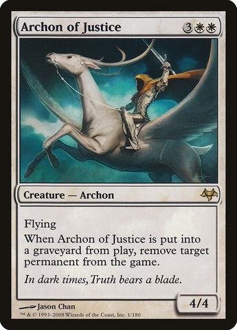 Archon of Justice [Eventide] Magic: The Gathering