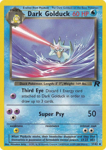 Dark Golduck (37/82) [Team Rocket Unlimited] Pokémon