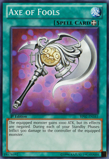 Axe of Fools [BP02-EN161] Common Yu-Gi-Oh!