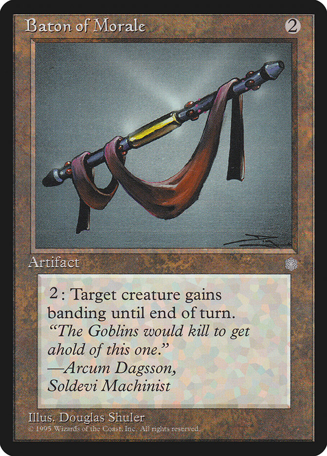 Baton of Morale [Ice Age] Magic: The Gathering