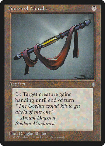 Baton of Morale [Ice Age] Magic: The Gathering