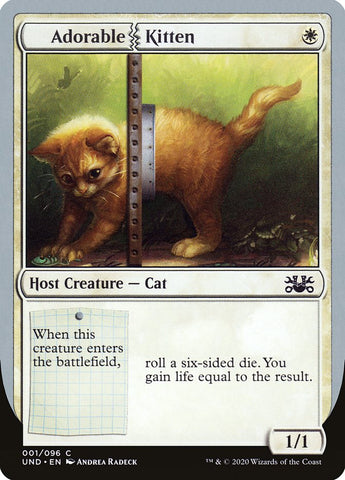 Adorable Kitten [Unsanctioned] Magic: The Gathering