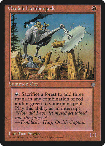 Orcish Lumberjack [Ice Age] Magic: The Gathering