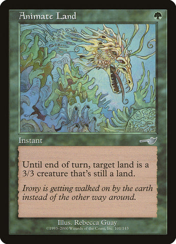 Animate Land [Nemesis] Magic: The Gathering