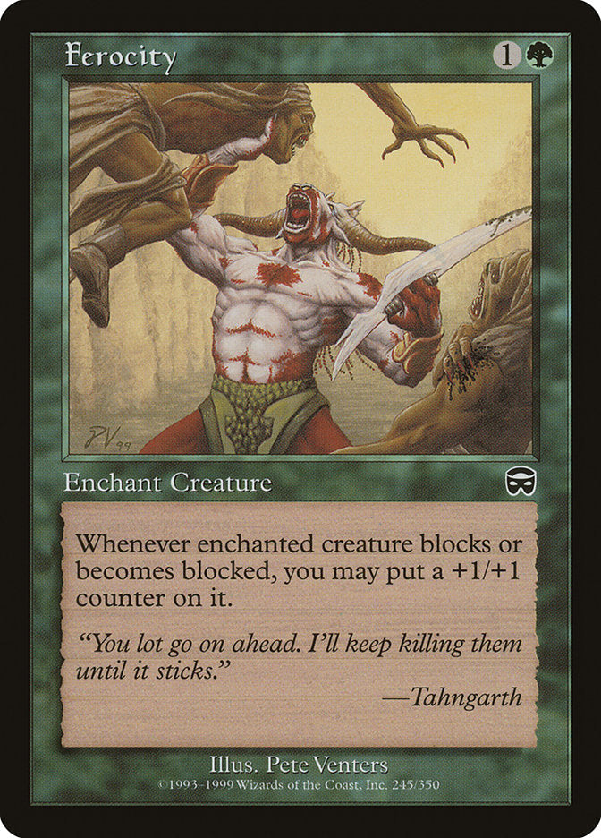Ferocity [Mercadian Masques] Magic: The Gathering