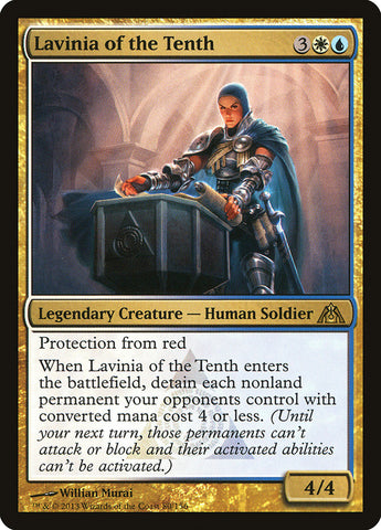 Lavinia of the Tenth [Dragon's Maze] Magic: The Gathering