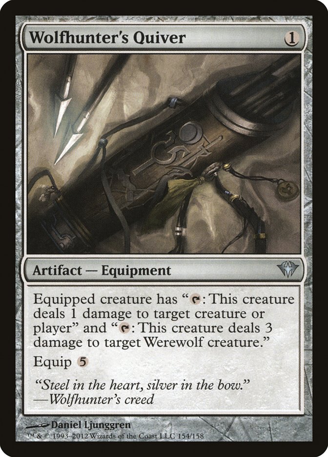Wolfhunter's Quiver [Dark Ascension] Magic: The Gathering